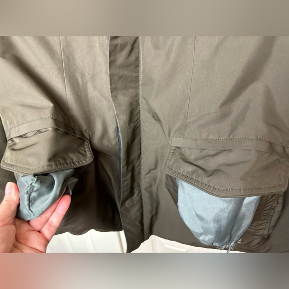 TOMMY BAHAMA Urban Paradise Field Jacket Coat Green Brown Pockets Waterproof - Picture 8 of 16